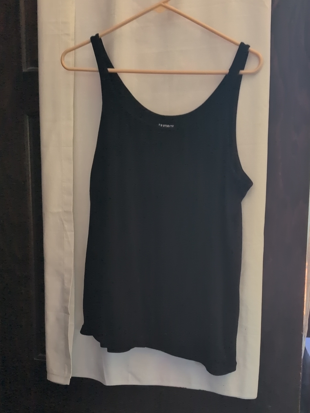 GAP Black Scoop Neck Tank Top